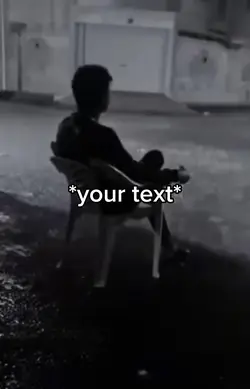 Sad chair rain