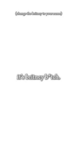 it’s britney