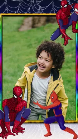 Moldura homem-aranha