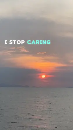 Stop Caring 