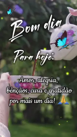 Bom dia com bênçãos