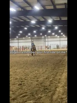 first ride on him 💕