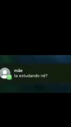 ta estudando né??