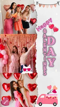 Happy galentines day
