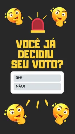 Já decidiu seu voto?