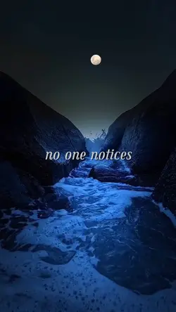 No one notices