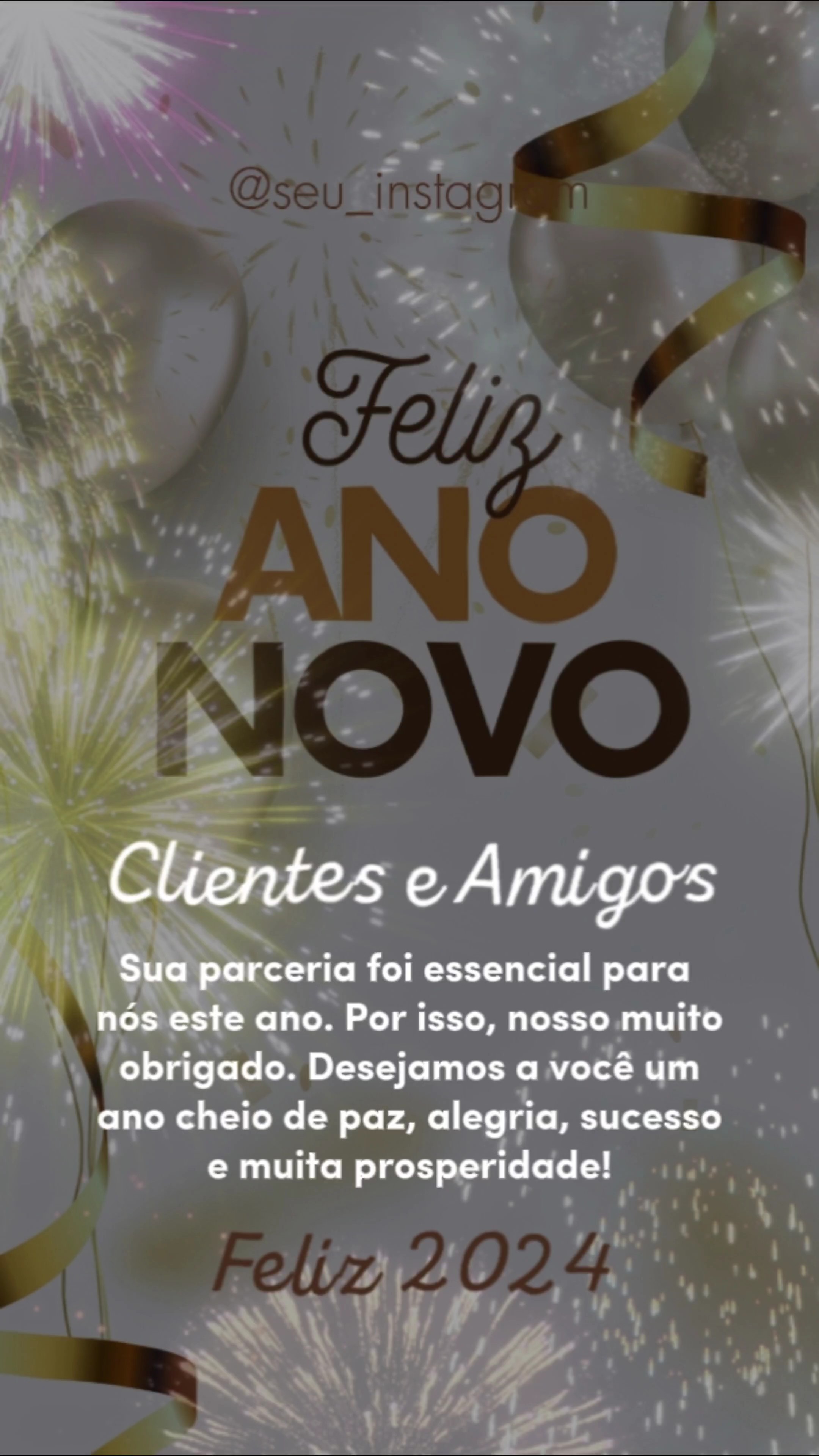Feliz ano novo 