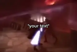 Lightsaber meme