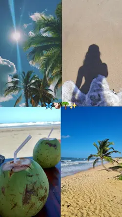 Colagem + praia