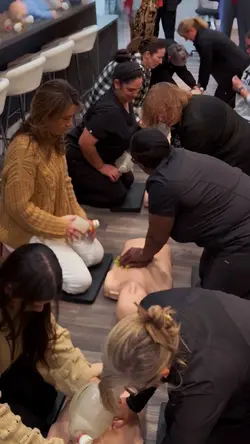 CPR training 