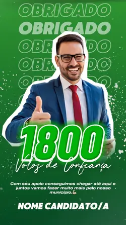 OBRIGADO VOTOS 💚