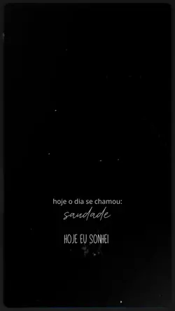 Sonhei com você🖤