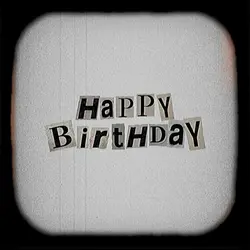 •Happy Birthday 