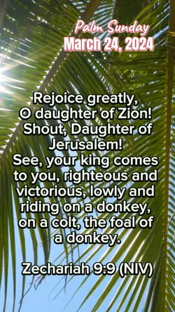 Palm Sunday Template