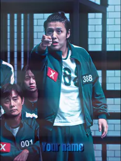 Free edit Squid game