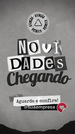 Novidades chegando 
