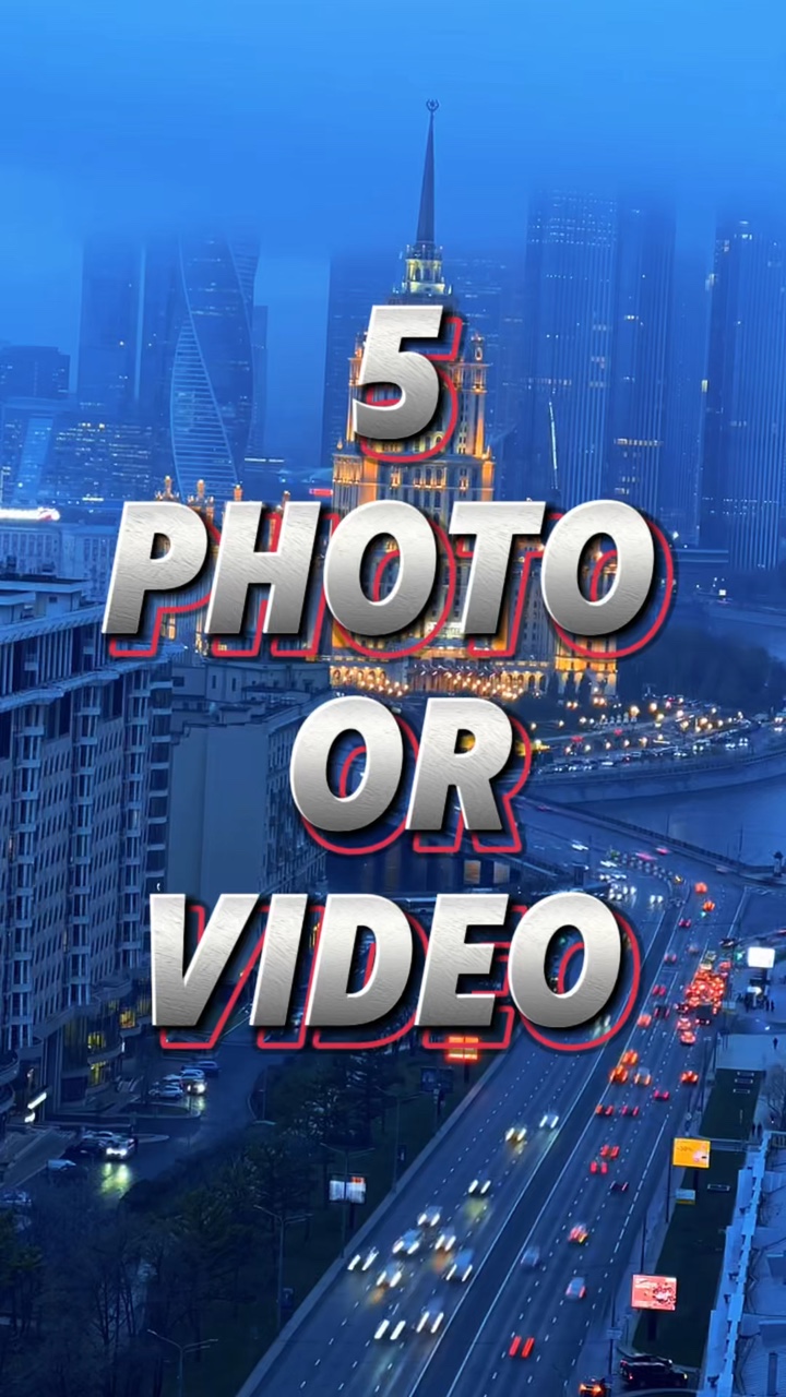 5 photos ou vidéos 
