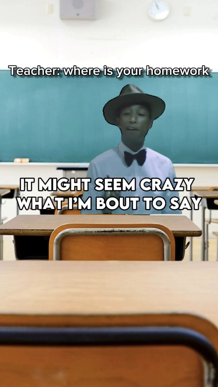 It might seem crazy😂