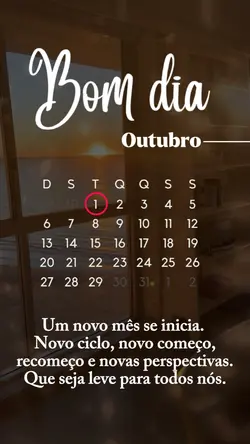 Bem vindo Outubro 