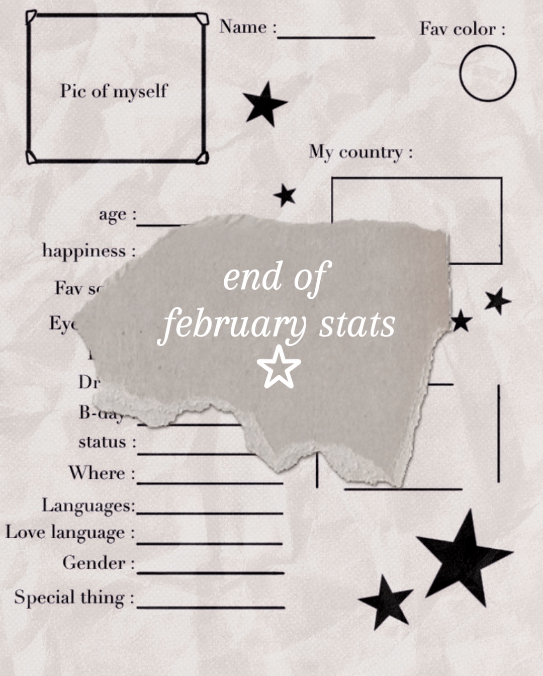 ESTATÍSTICAS DO FIM DE FEVEREIRO⭐