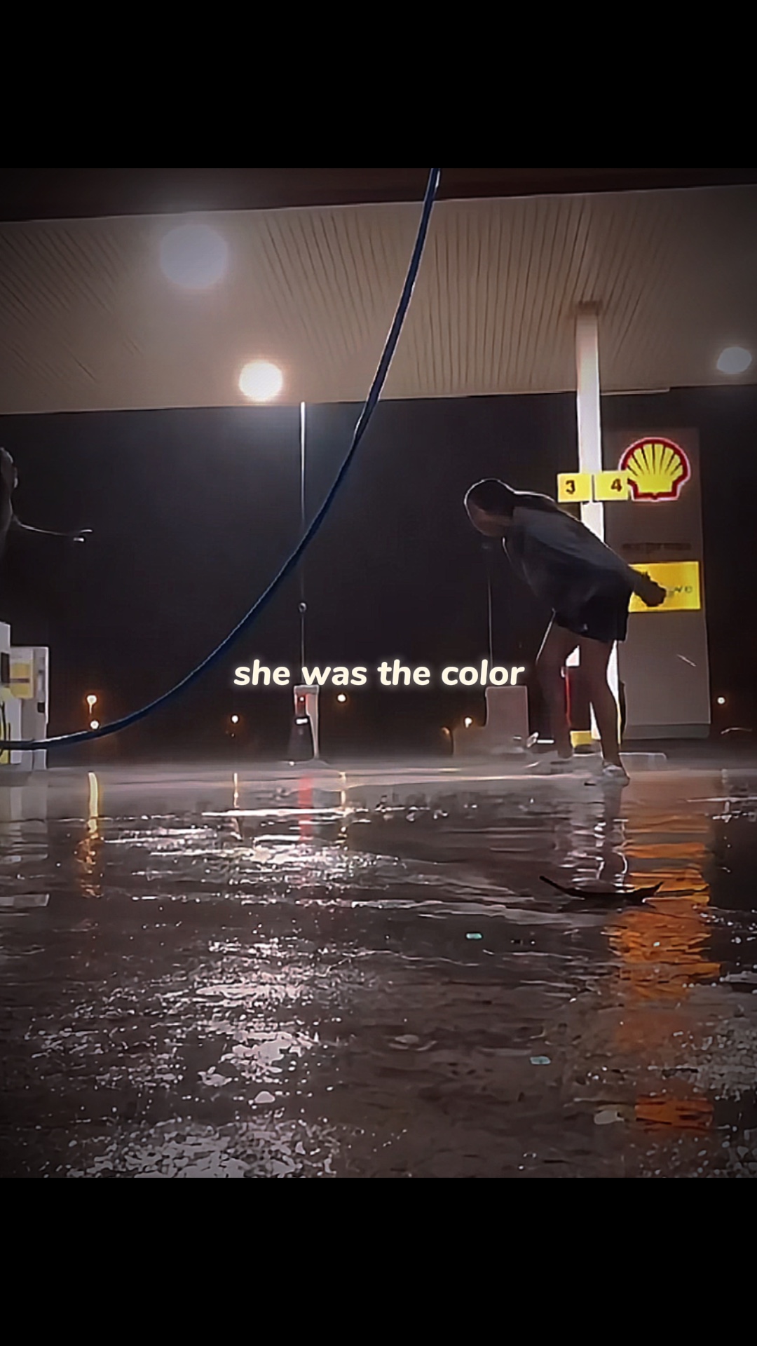 She was the color