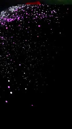 Pink particles