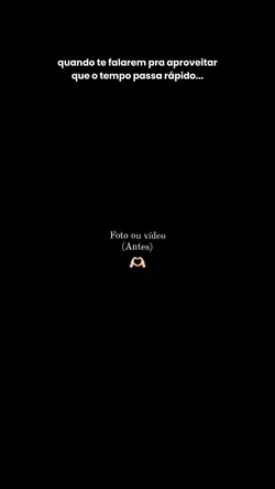 o tempo passa rápido