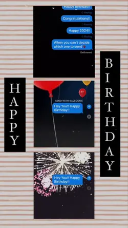 Happy Birthday Text
