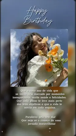 feliz aniversário 