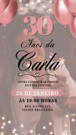 CONVITE ANIVERSÁRIO 