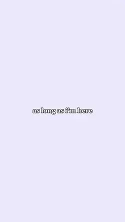 as long as im here..