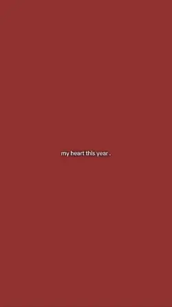 my heart this year