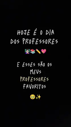 Dia dos professores 