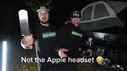 Apple headset 
