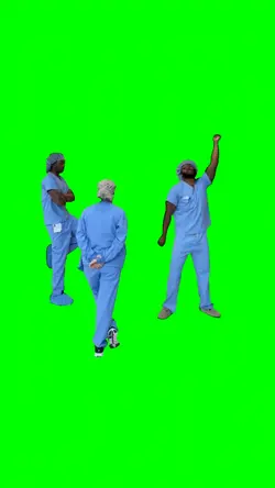 Doctors dancing