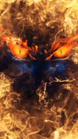 olhos fire smoke 