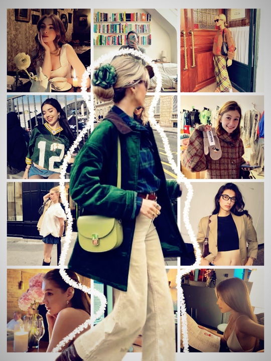 Retro collage