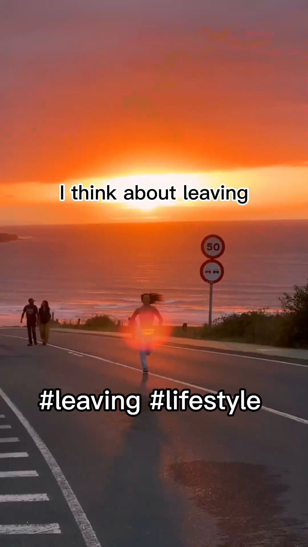 think about leaving