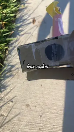 box cake