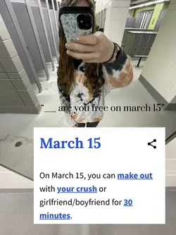 march 15 💋 
