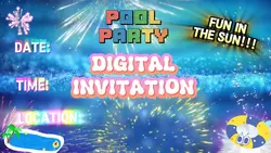 POOL PARTY INVITE 