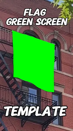 Flag Green Screen 