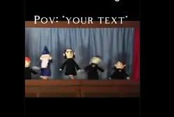 Harry Potter puppets