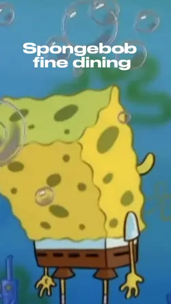 Spongebob dining
