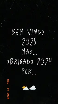SEJA BEM VINDO 2025