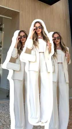 Transição de looks