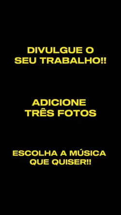 DIVULGAÇÃO TRABALHO!