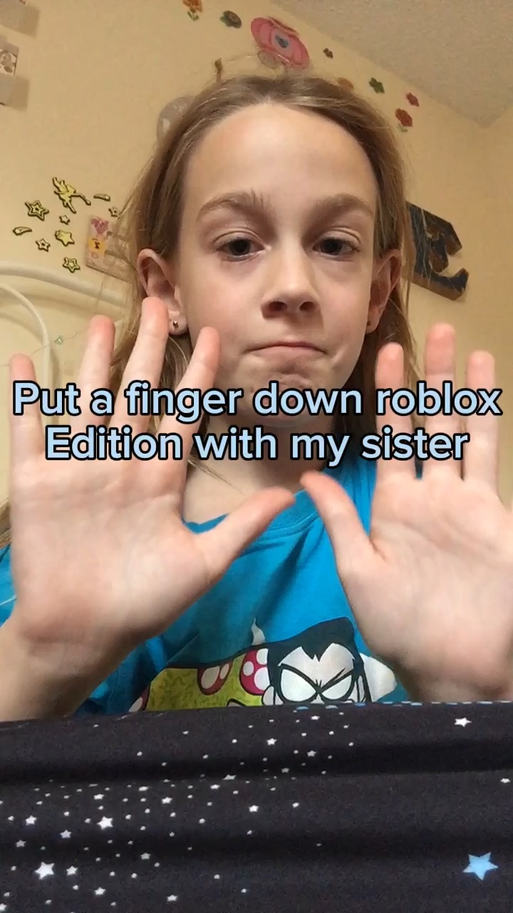 Put a finger down