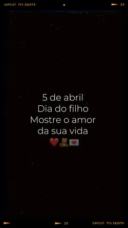 Dia do filho ❤️