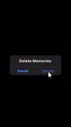 delete all memories.